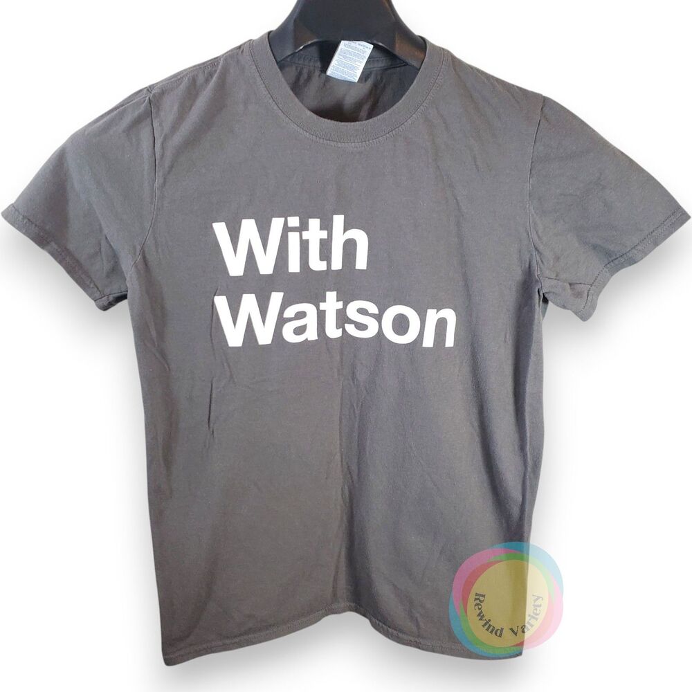 IBM With Watson Tech Promo Shirt Small Gray
